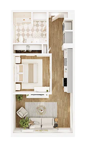 Floor plan The Milton