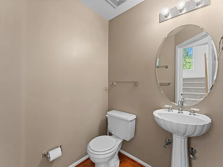 first floor powder room
