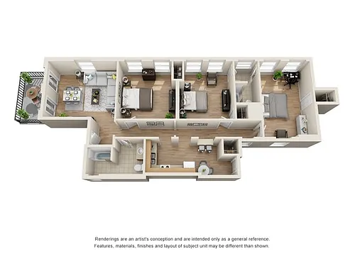 Floor plan 3 Bedroom/ 2 Bathroom