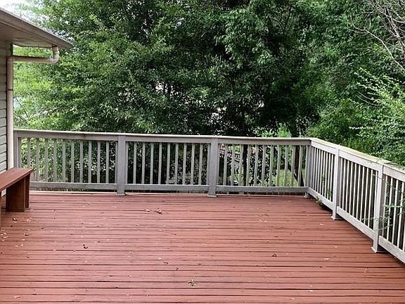 Large back deck