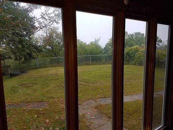 Looking through to back yard