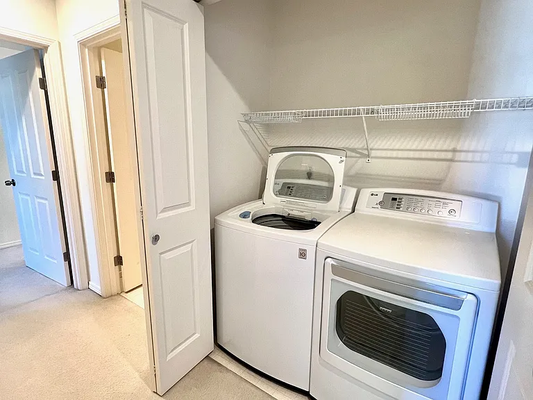 Washer and dryer in unit