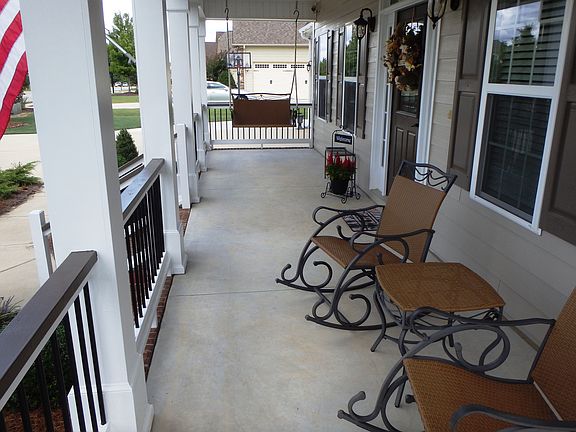 Downstairs front porch