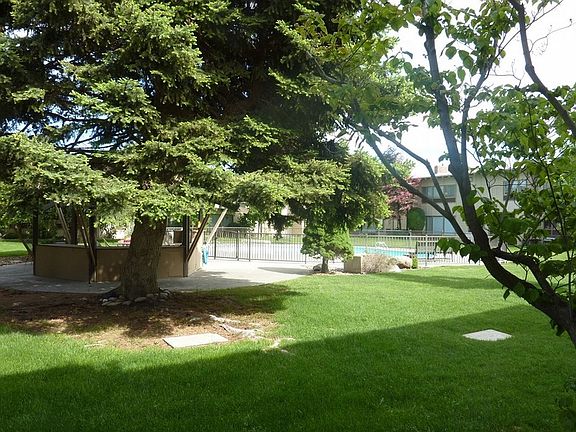 Courtyard and enclosed pool