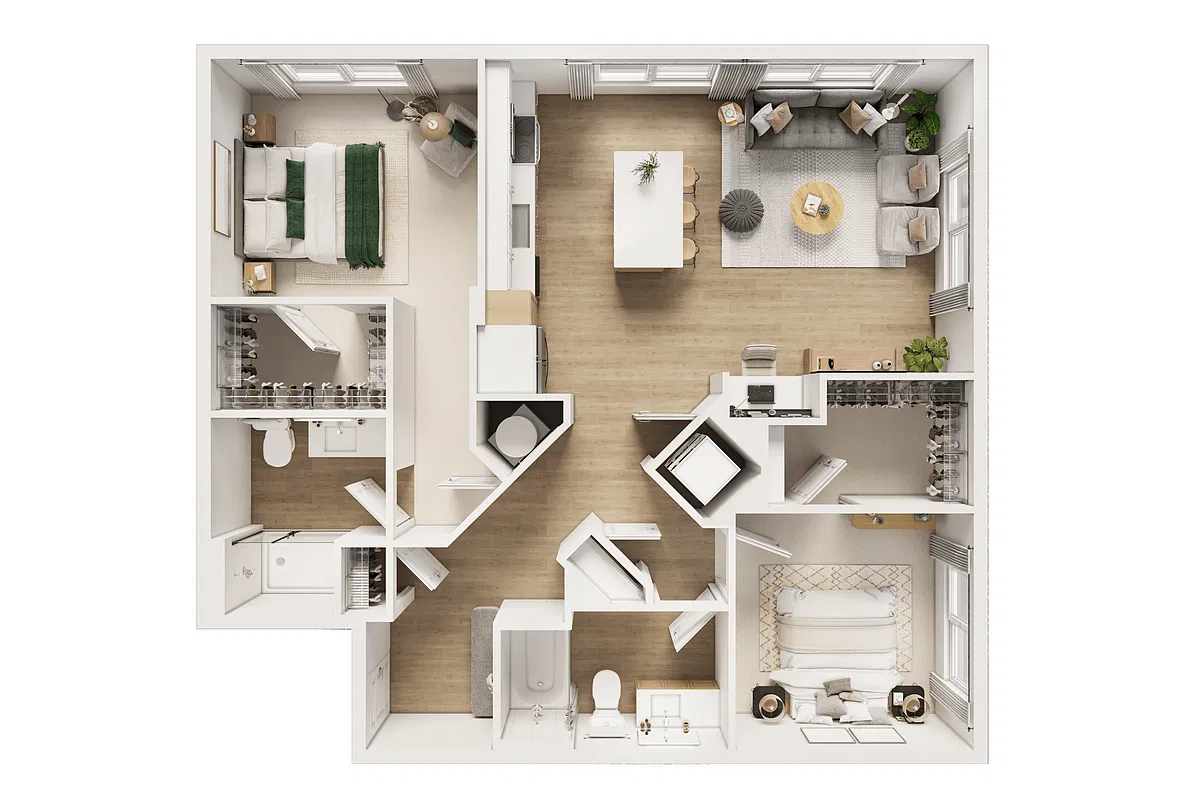 Floor plan B3