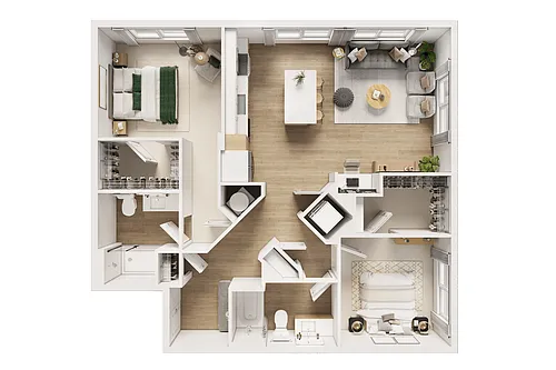 Floor plan B3