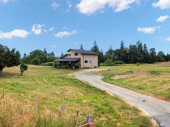 Enter the property for a private, shared driveway and then enter your own property with extensive driveway