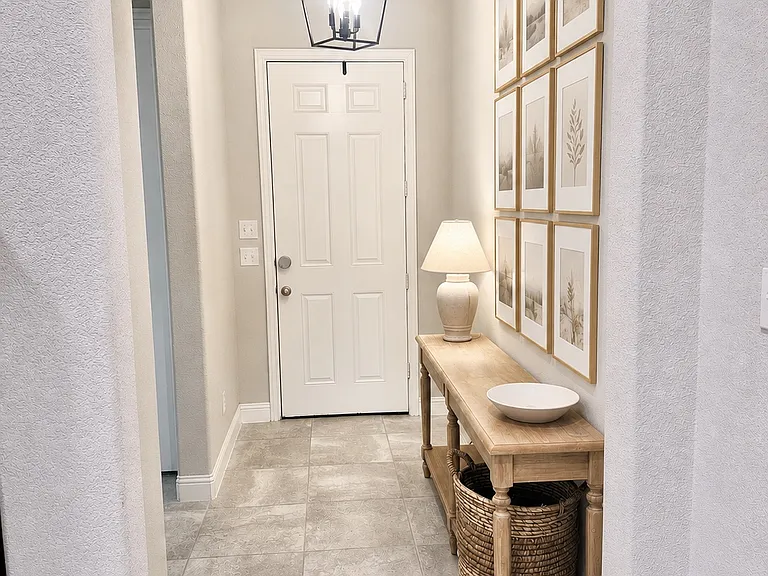 wide entry way
