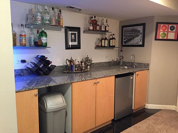 Wet bar downstairs