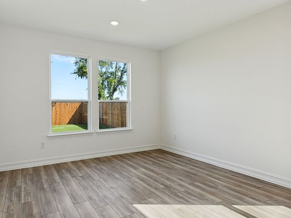 Elegant study with French doors model representation