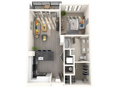 Floor plan A1B