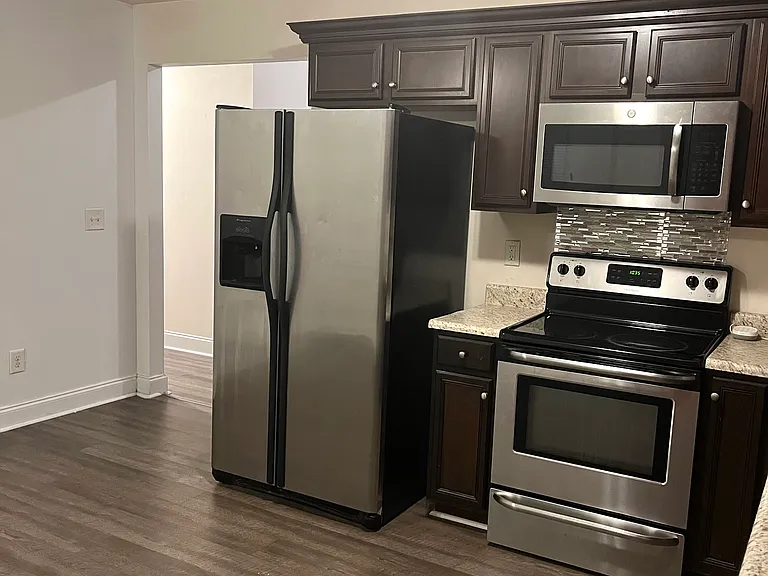 Built-in microwave.