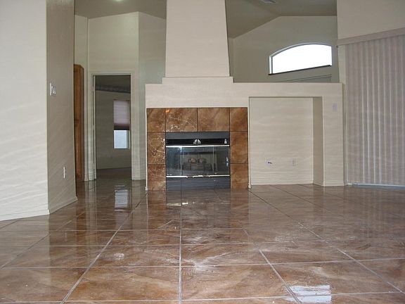 Tiled living room