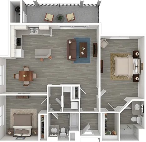B3 | 2x2 | 1215 sq ft B3 | 2x2 | 1215 sq ft