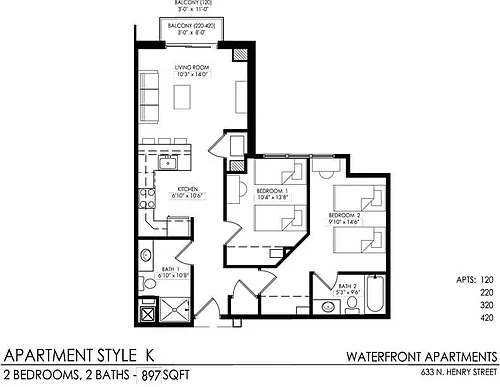 Floor plan K