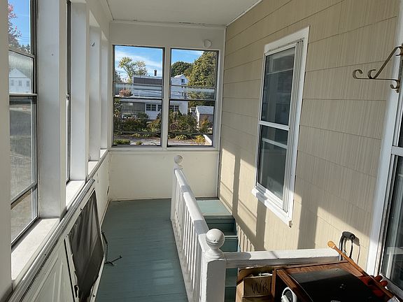 Apt porch. Receives lots of heat esp. in winter.