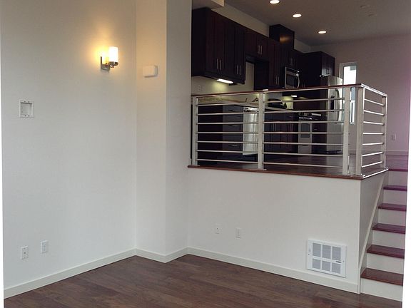 Living room into kitchen
