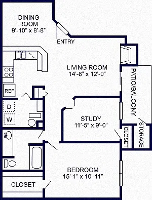 Floor plan 2B Renovation 2