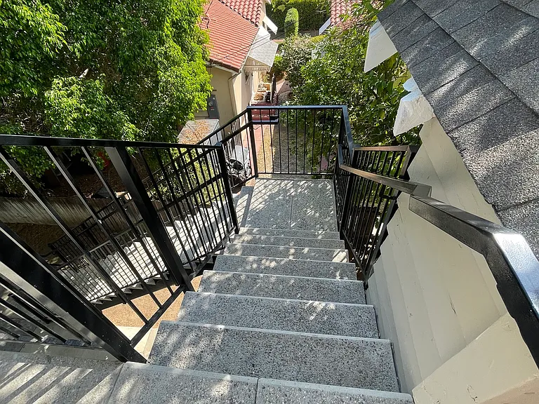 front staircase looing down