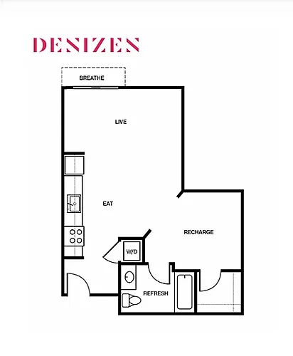 Floor plan 1B