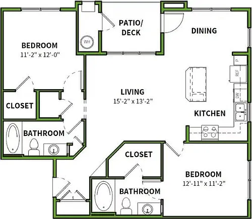 Floor plan Vallecito