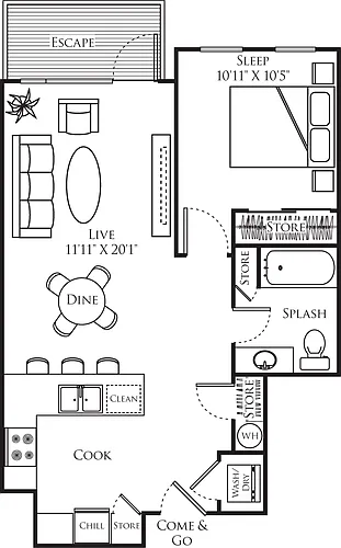 Floor plan A8