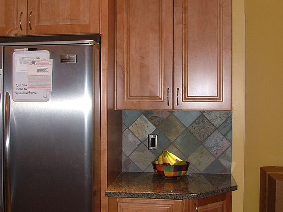 just a peak of the kitchen