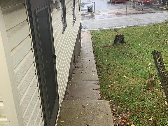 Walkway to residence