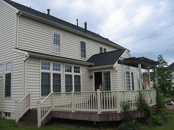 Trex Patio off the back