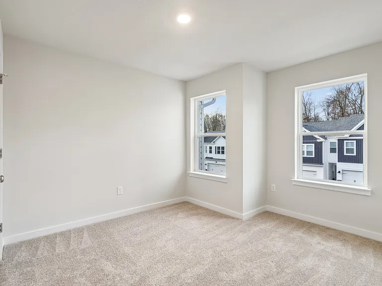 Bedroom 4 - With Dual windows, closet and LED lighting wired for ceiling fan