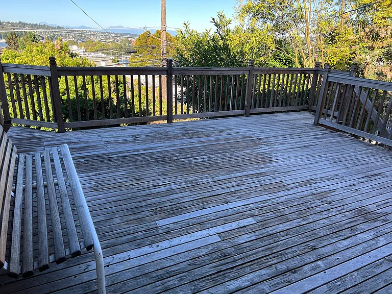 View Deck off of Kitchen