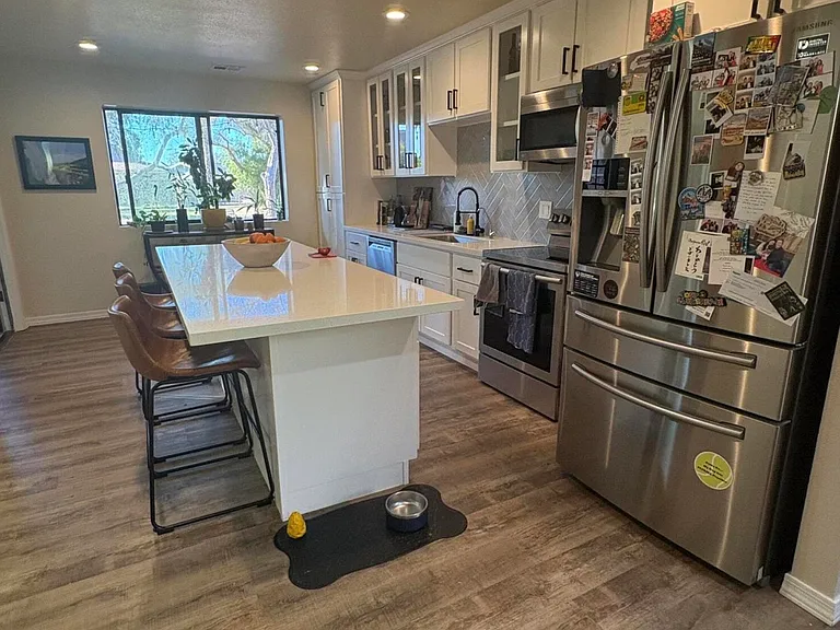 Kitchen with a large island