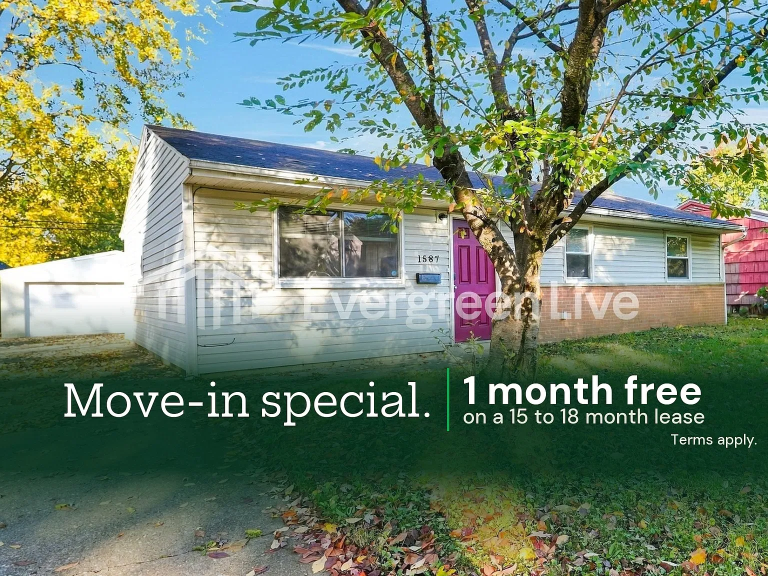3 bed, 1.0 bath, 912 sqft, $1,445 — Photo 1