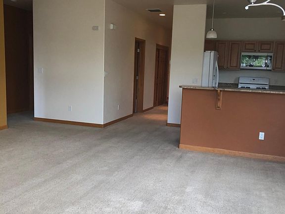 Looking into kitchen from living room