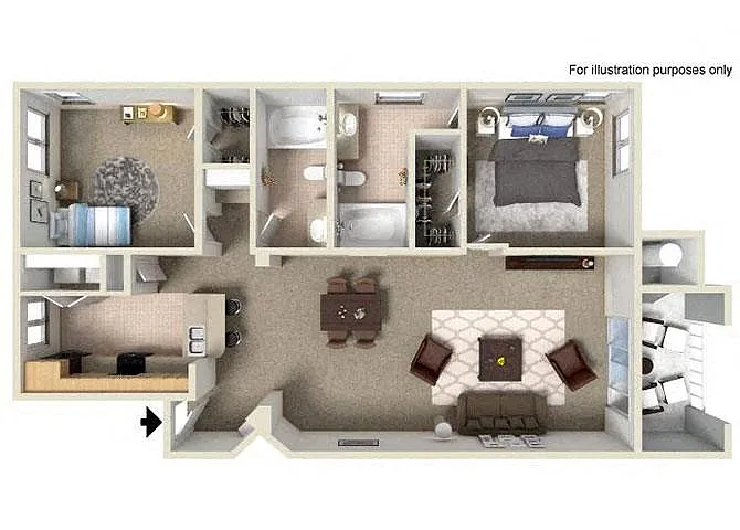 Floor plan C