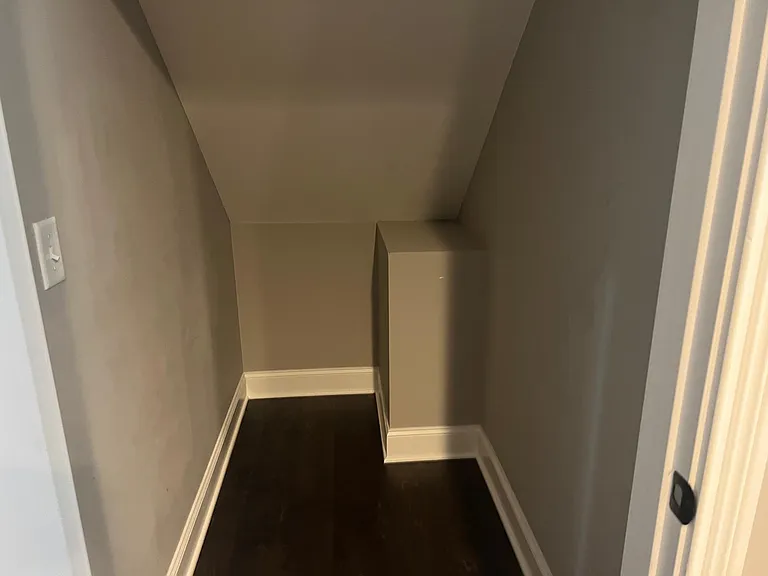 Storage under stairway