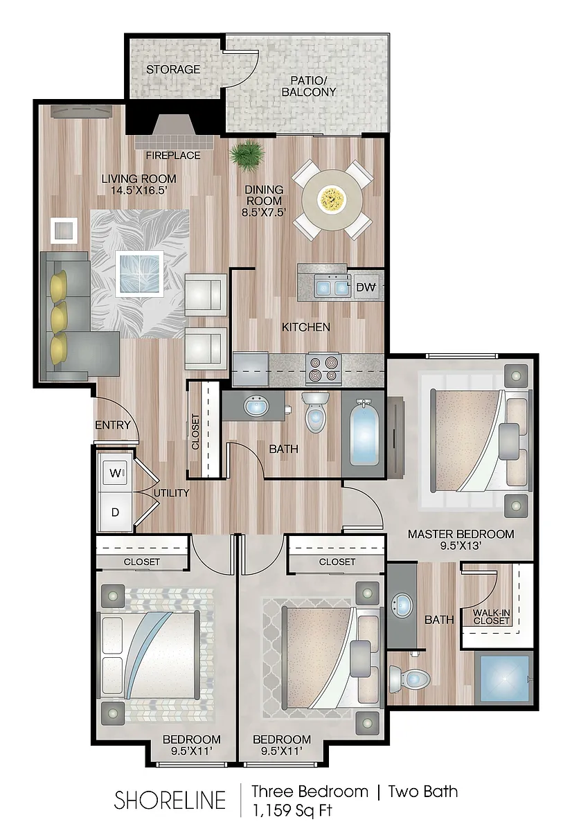 Floor plan Shoreline
