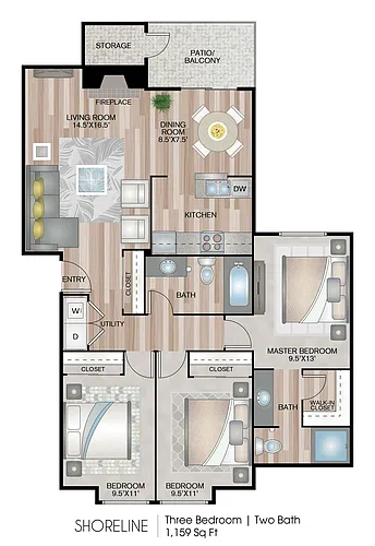 Floor plan Shoreline