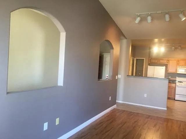 Staircase to unit living area one level
