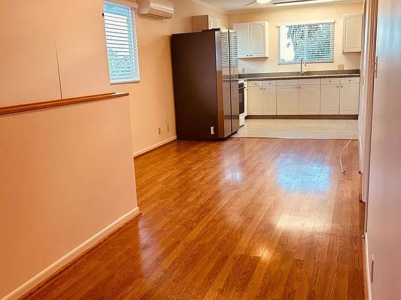 Main entrance, living room, AC, ceiling fan