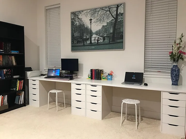 study area is perfect for working from home
