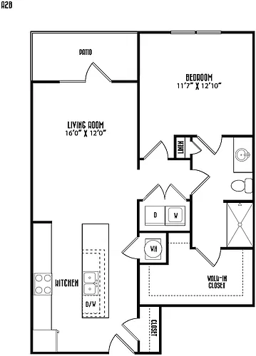 Floor plan A2B