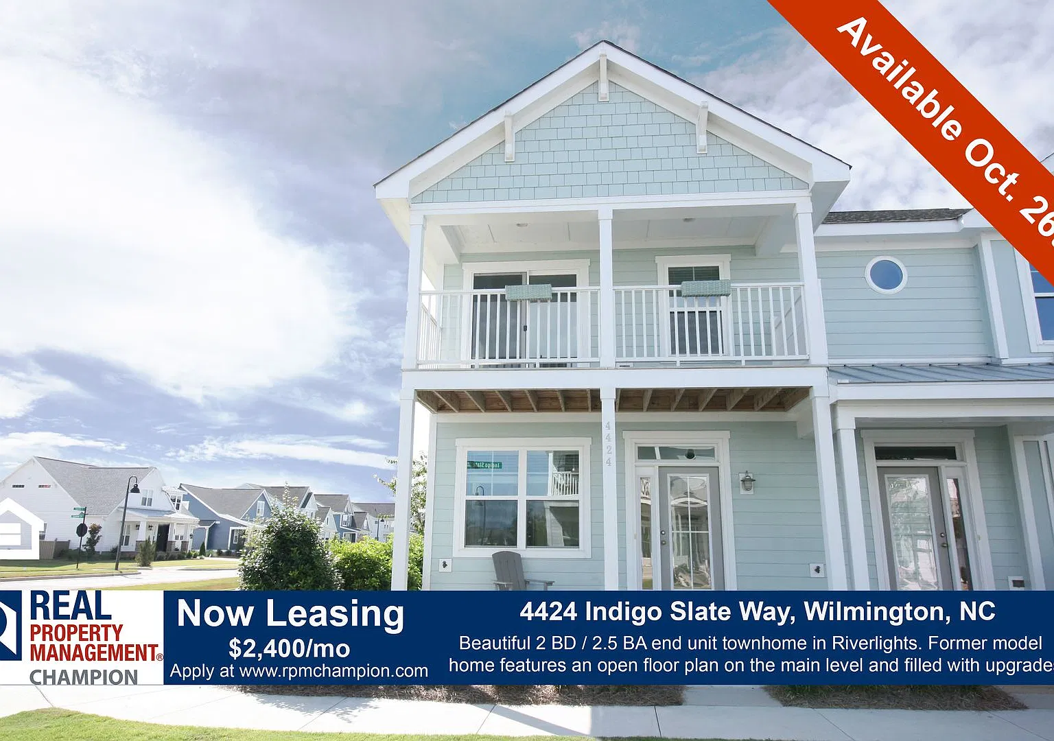 Beautiful End Unit Townhome in Riverlights — Photo 1