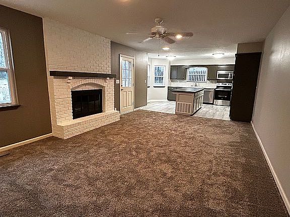 Family room and kitchen 