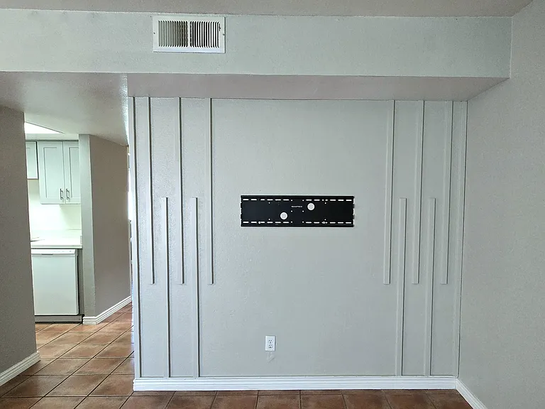 New feature wall with TV wall mount
