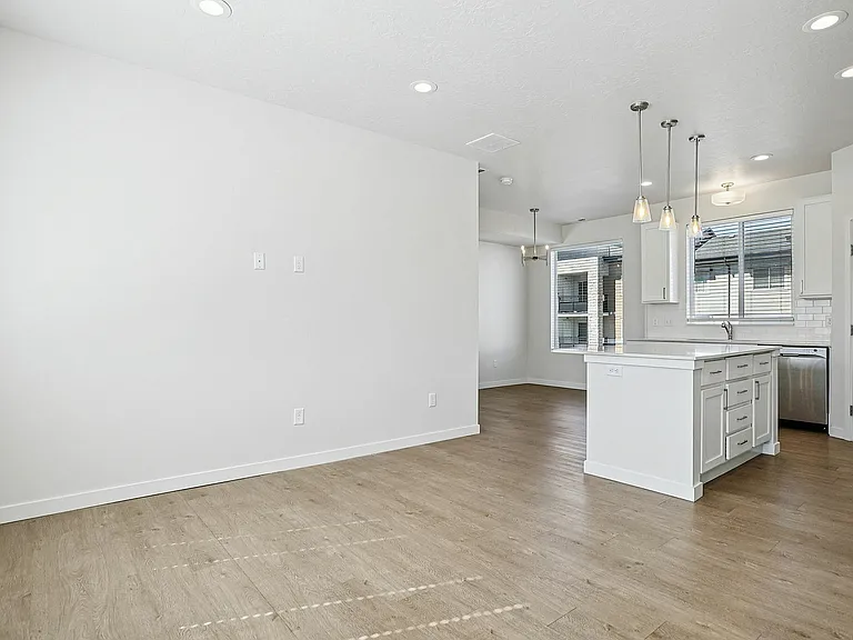 Contemporary open-plan apartment