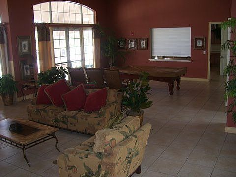 Pool Table in Clubhouse with Full Kitchen