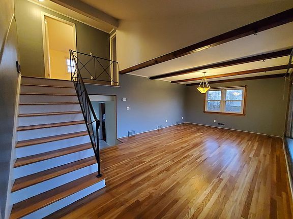 Entryway and living room