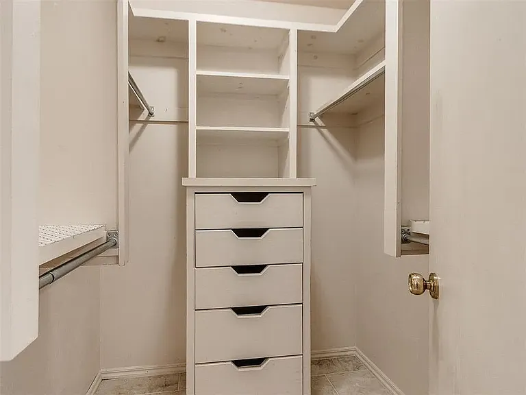Master bedroom closet.