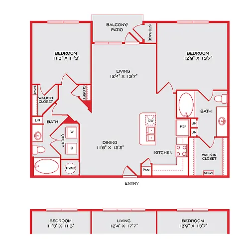 Floor plan B1.P6